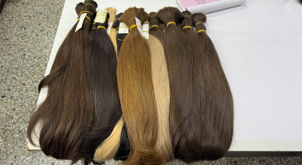 Indreams hair factory raw virgin remy cuticle hair material, European hair, Russian hair, Vietnam hair
