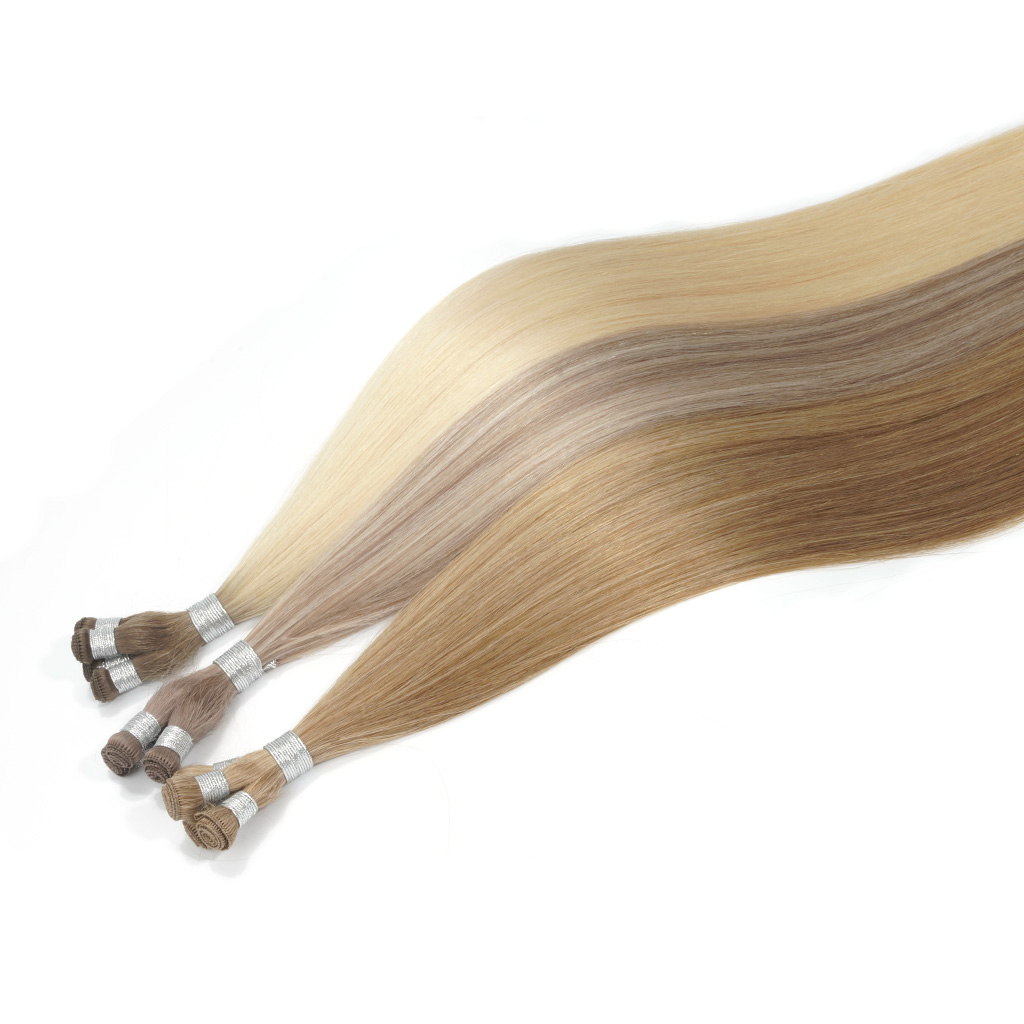 european human virgin remy cuticle hair extensions european handtied weft hair extensions